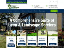 Tablet Screenshot of lawnconnections.com